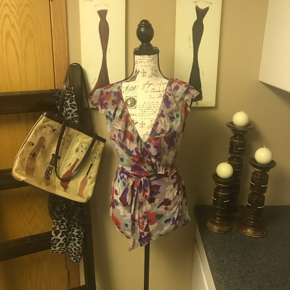 Banana Republic Wrap Blouse